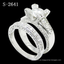 Joyería de plata del anillo de la zirconia de la combinación 925 (S-2641. JPG)